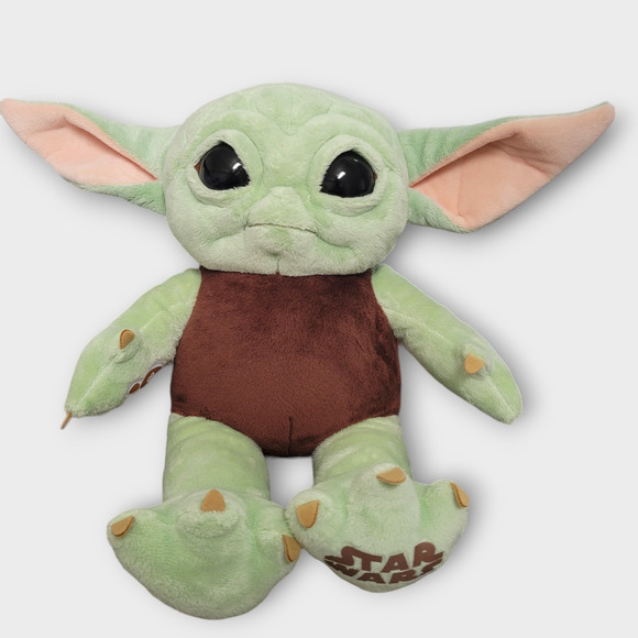 Build A Bear Workshop The Child Baby Yoda Grogu 14" Cute Stuffed Plush Toy - Picture 1 of 8